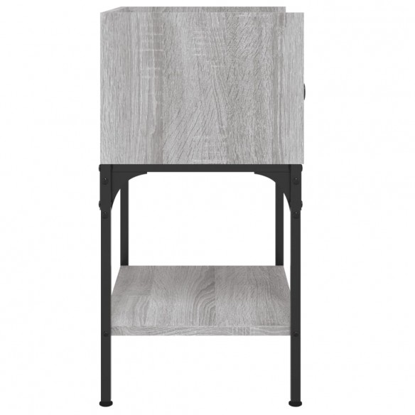 Table de chevet sonoma gris 40,5x31x60 cm bois d'ingénierie