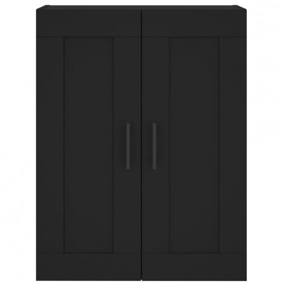 Armoire murale noir 69,5x34x90 cm bois d'ingénierie