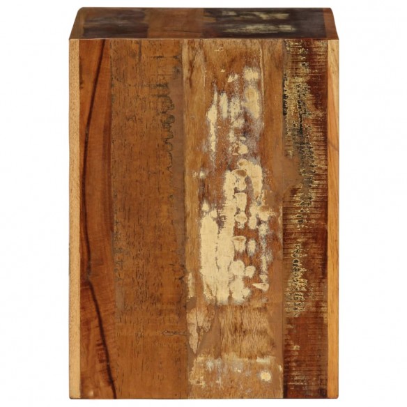 Tabouret 40x30x40 cm Bois de récupération solide