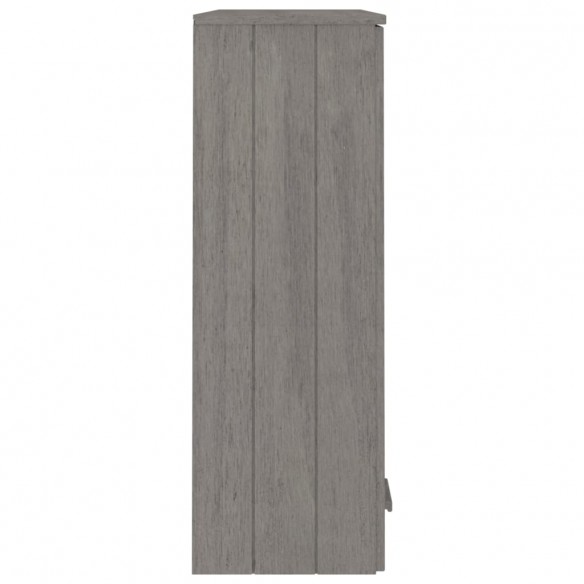 Dessus de buffet HAMAR Gris clair 85x35x100 cm Bois de pin