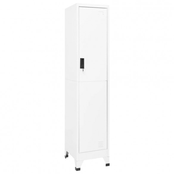 Armoire à casiers Blanc 38x45x180 cm Acier