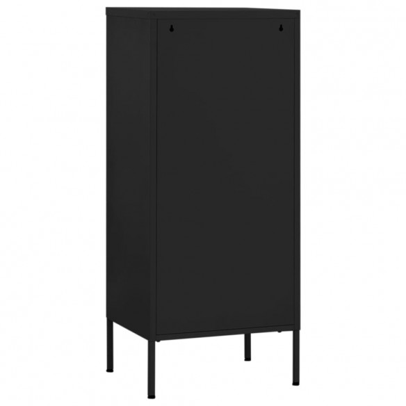 Armoire de rangement Noir 42,5x35x101,5 cm Acier