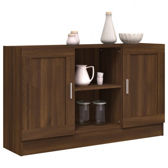 Buffet Chêne marron 120x30,5x70 cm Bois d'ingénierie