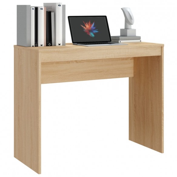 Bureau Chêne sonoma 90x40x72 cm Bois d'ingénierie