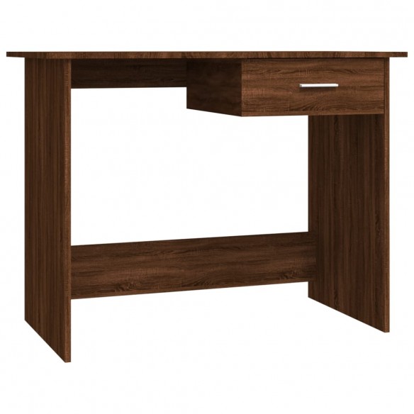 Bureau Chêne marron 100x50x76 cm Bois d'ingénierie