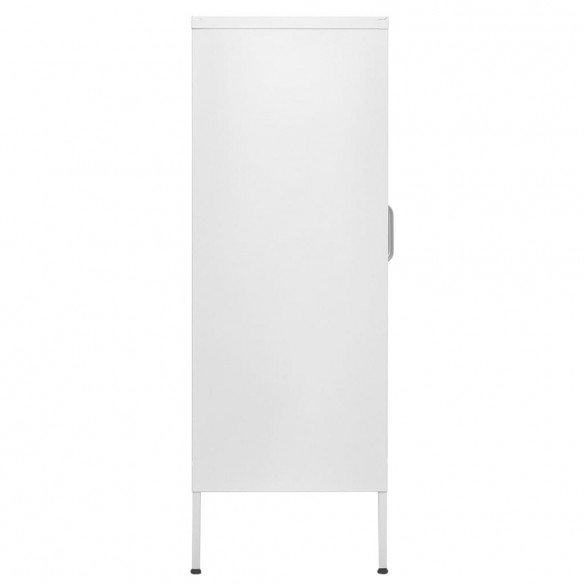 Armoire de rangement Blanc 80x35x101,5 cm Acier