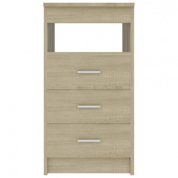 Armoire à tiroirs Chêne sonoma 40x50x76 cm Bois d'ingénierie