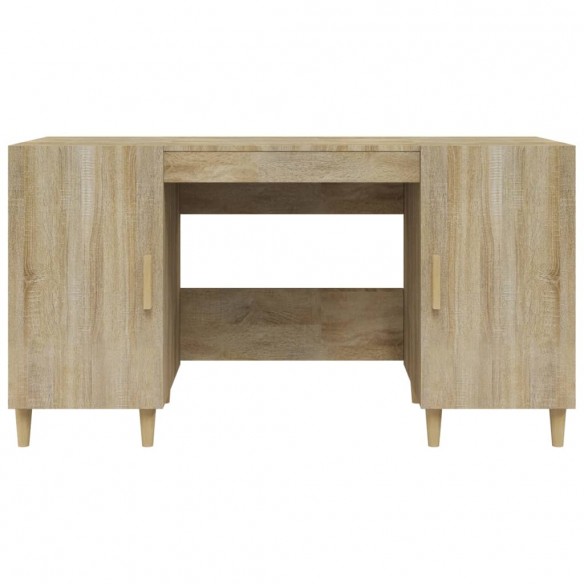 Bureau Chêne sonoma 140x50x75 cm Bois d'ingénierie