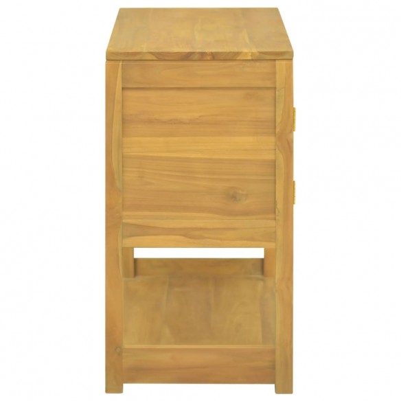 Armoire de salle de bain 85x40x75 cm Bois de teck solide