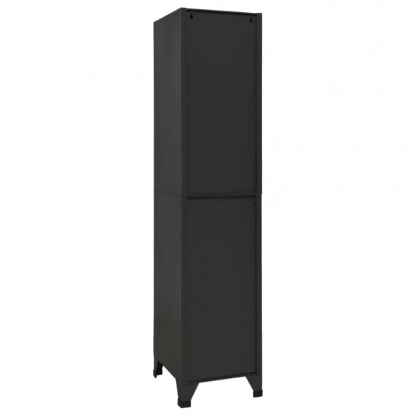 Armoire à casiers Anthracite 38x45x180 cm Acier