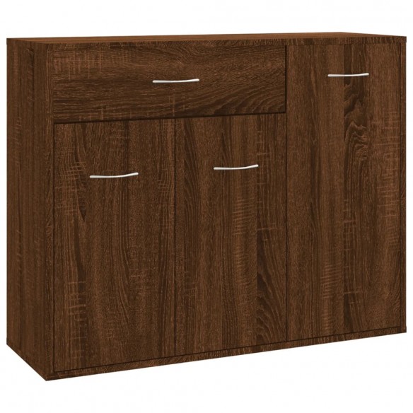 Buffet Chêne marron 88x30x70 cm Bois d'ingénierie