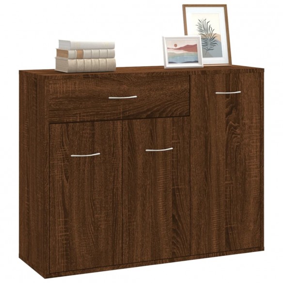 Buffet Chêne marron 88x30x70 cm Bois d'ingénierie