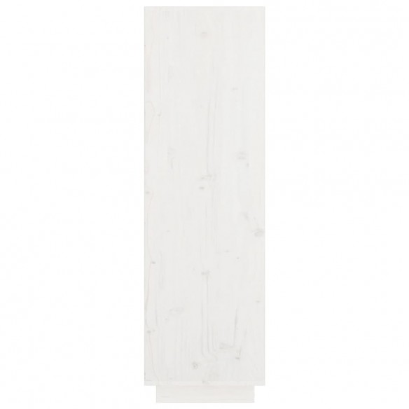 Buffet Blanc 74x35x117 cm Bois massif de pin