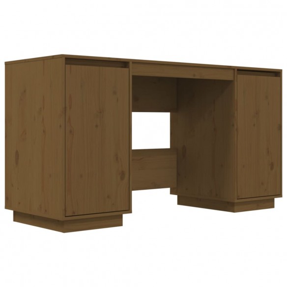 Bureau Marron miel 140x50x75 cm Bois massif de pin