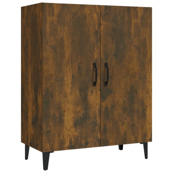 Buffet Chêne fumé 70x34x90 cm Bois d'ingénierie