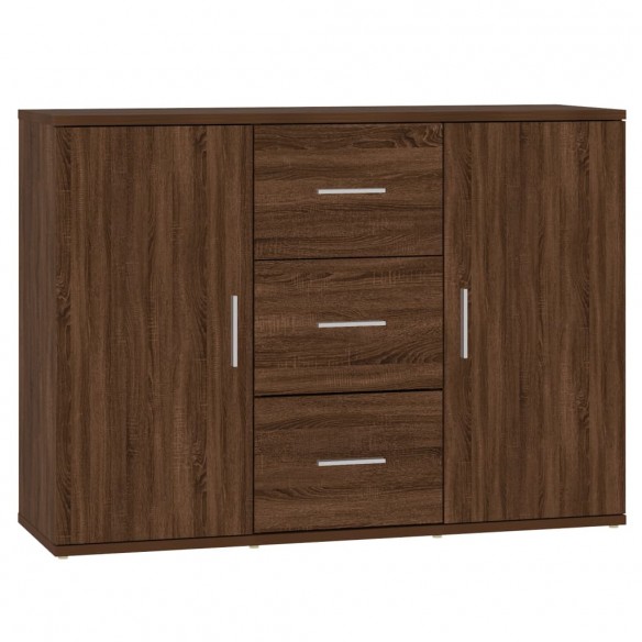 Buffet Chêne marron 91x29,5x65 cm Bois d'ingénierie