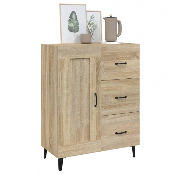 Buffet Chêne sonoma 69,5x34x90 cm Bois d'ingénierie