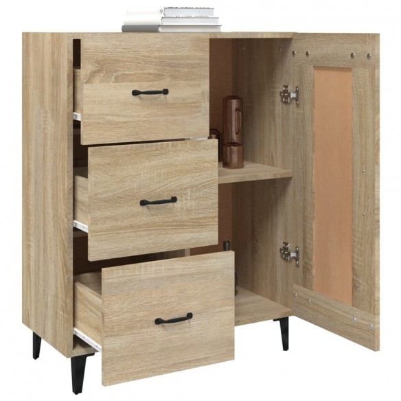 Buffet Chêne sonoma 69,5x34x90 cm Bois d'ingénierie