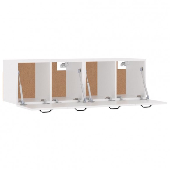 Armoires murales 2 pcs Blanc 80x35x36,5 cm Bois d'ingénierie