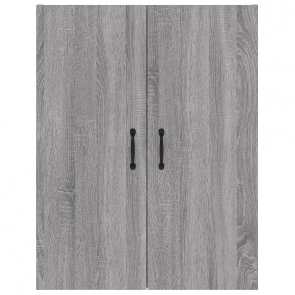 Armoire suspendue Sonoma gris 69,5x34x90 cm Bois d'ingénierie