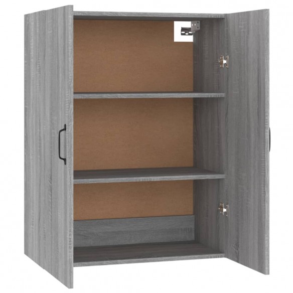 Armoire suspendue Sonoma gris 69,5x34x90 cm Bois d'ingénierie