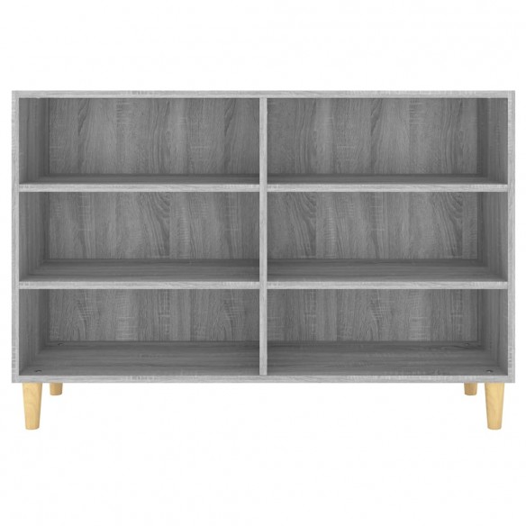 Buffet Sonoma gris 103,5x35x70 cm Aggloméré