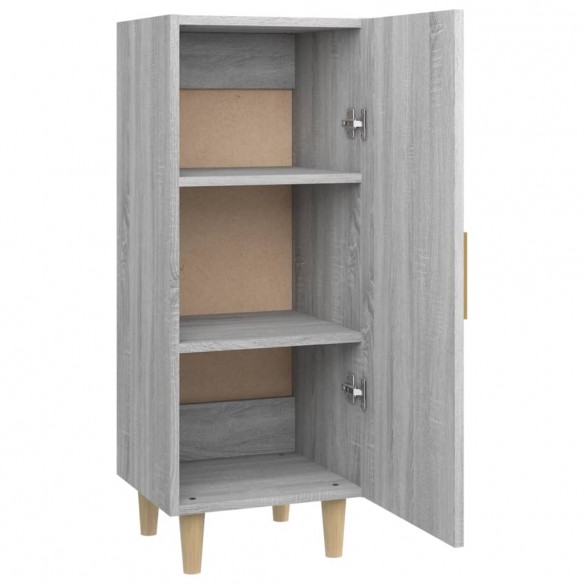 Buffet Sonoma gris 34,5x34x90 cm Bois d'ingénierie