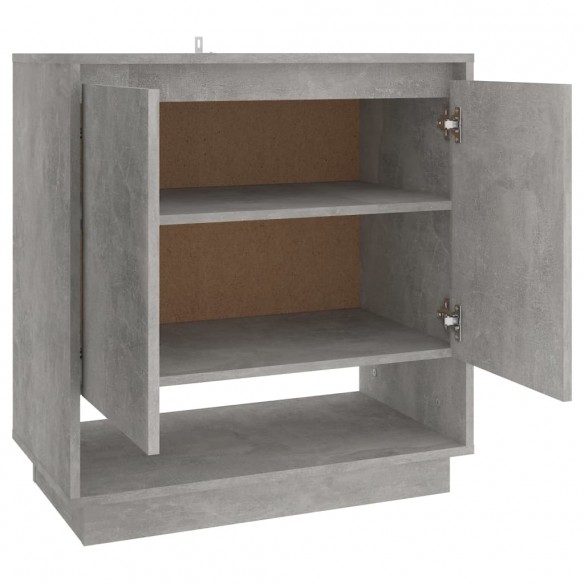 Buffet Gris béton 70x41x75 cm Aggloméré