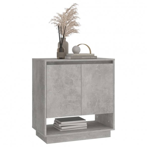 Buffet Gris béton 70x41x75 cm Aggloméré