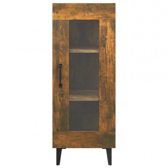 Buffet Chêne fumé 34,5x34x90 cm Bois d'ingénierie