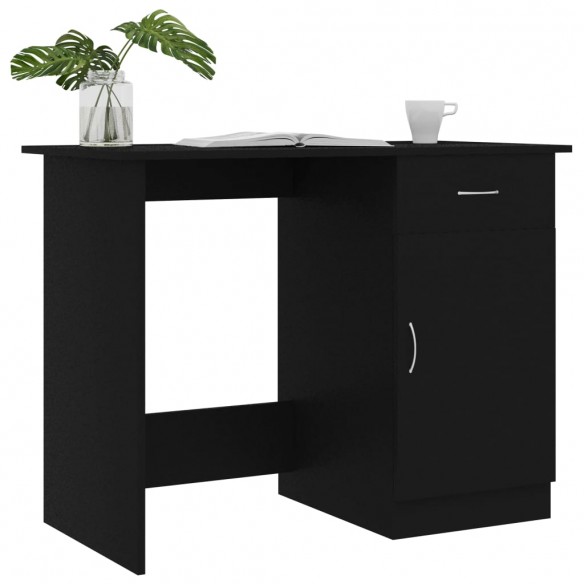 Bureau Noir 100 x 50 x 76 cm Aggloméré