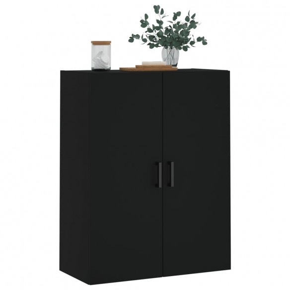 Armoire murale noir 69,5x34x90 cm