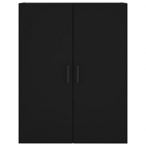 Armoire murale noir 69,5x34x90 cm