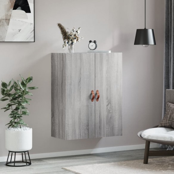 Armoire murale sonoma gris 69,5x34x90 cm