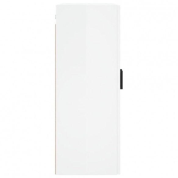 Armoires murales 2 pcs blanc brillant 69,5x34x90 cm