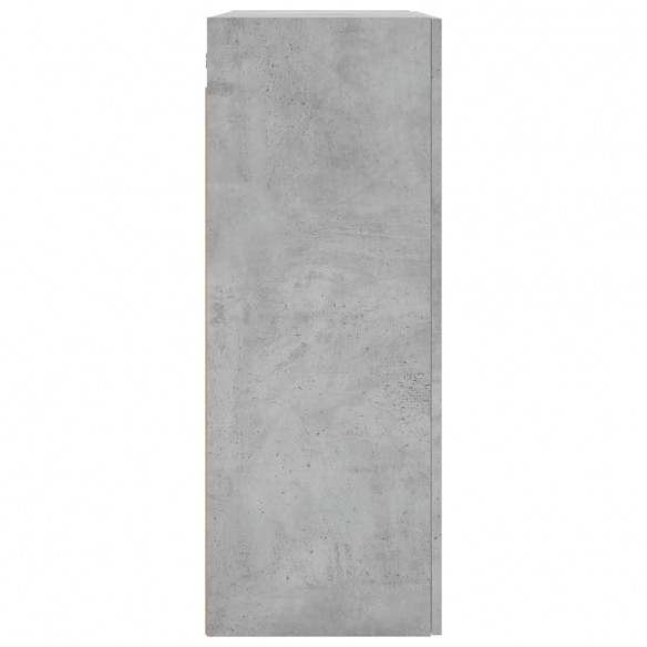 Armoire murale gris béton 69,5x34x90 cm