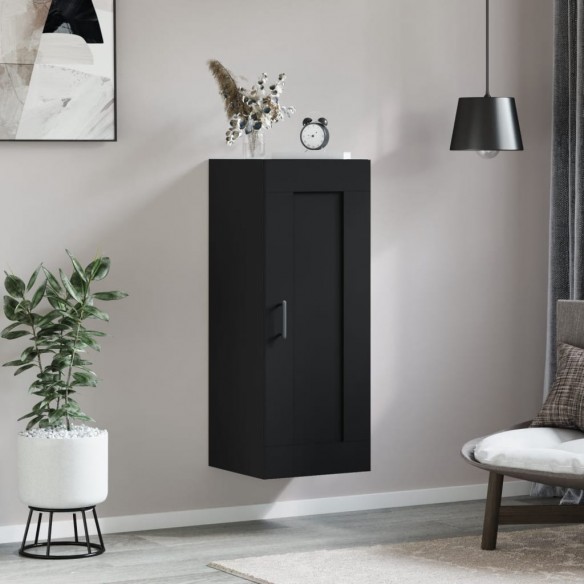 Armoire murale noir 34,5x34x90 cm bois d'ingénierie