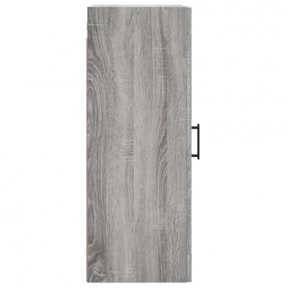 Armoire murale sonoma gris 34,5x34x90 cm bois d'ingénierie