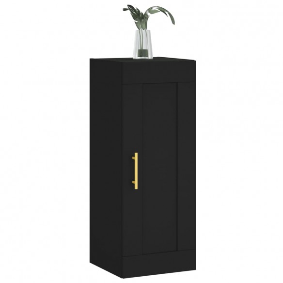 Armoire murale noir 34,5x34x90 cm bois d'ingénierie