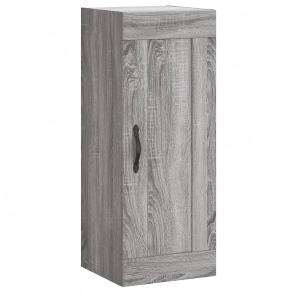 Armoire murale sonoma gris 34,5x34x90 cm bois d'ingénierie