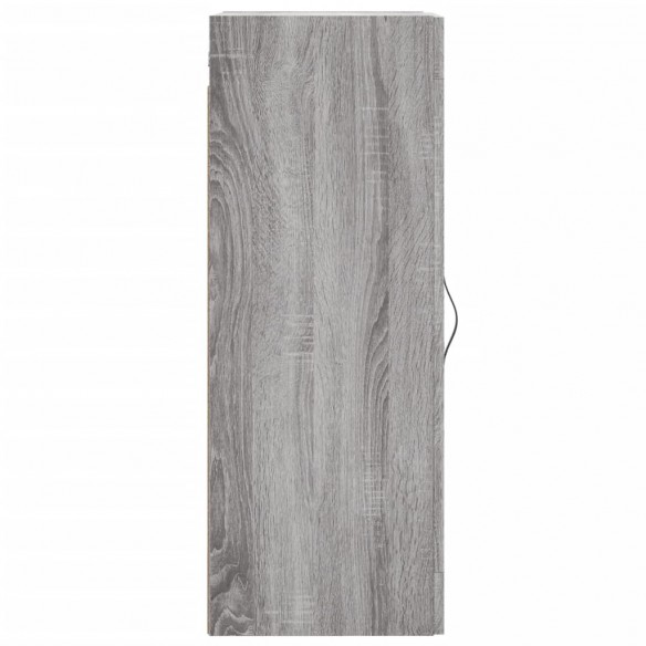 Armoire murale sonoma gris 34,5x34x90 cm bois d'ingénierie