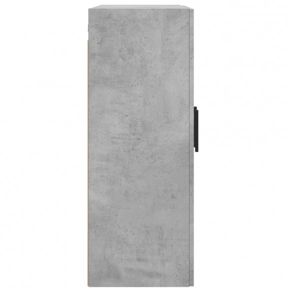 Armoires murales 2 pcs gris béton bois d'ingénierie