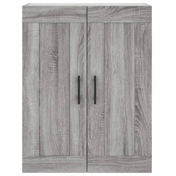 Armoires murales 2 pcs sonoma gris bois d'ingénierie