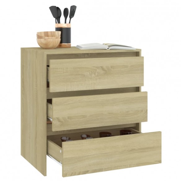 Buffet Chêne sonoma 70x41x75 cm Bois d'ingénierie