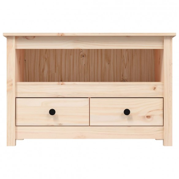 Meuble TV 79x35x52 cm Bois de pin massif