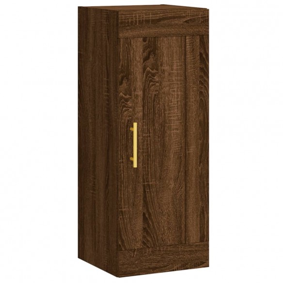 Armoire murale chêne marron 34,5x34x90 cm bois d'ingénierie