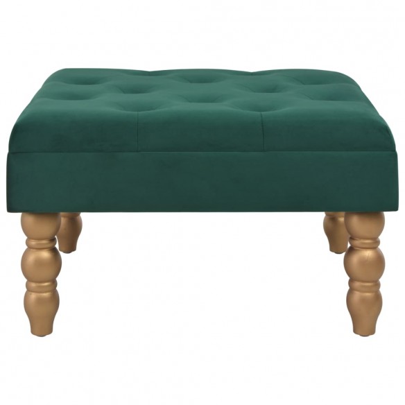 Tabouret Vert foncé 60x60x36 cm Velours