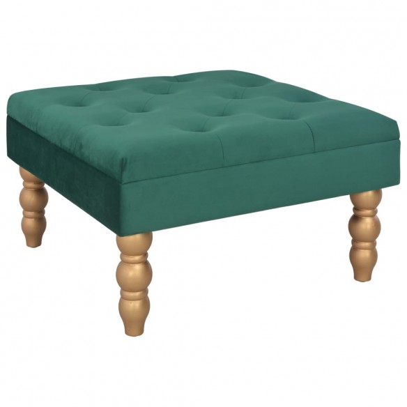 Tabouret Vert foncé 60x60x36 cm Velours