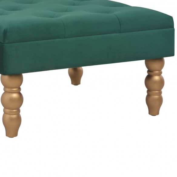 Tabouret Vert foncé 60x60x36 cm Velours