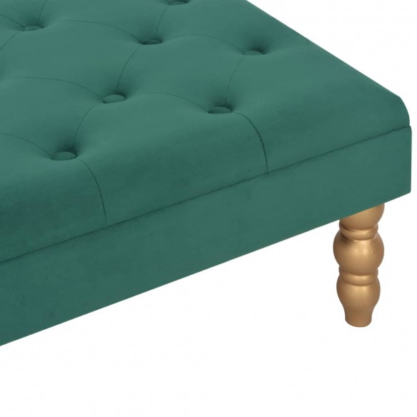 Tabouret Vert foncé 60x60x36 cm Velours